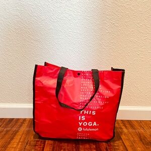 lululemon athletica Bold Red Tote
